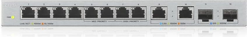 Switch Zyxel XGS1010-12-ZZ0102F, Unmanaged, Gigabit Ethernet (10/100/1000), Full duplex