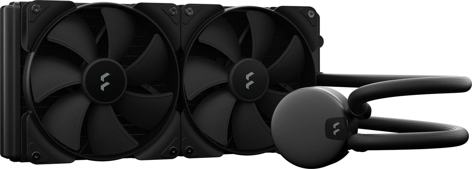Ftohës uji Fractal Design Lumen S28 v2, 2x14cm, ARGB, i zi