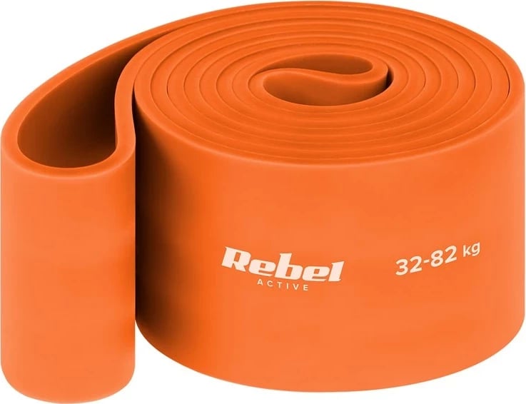 Gomë për ushtrime Rebel Power Band PL-7, 32-82 kg, Portokalli