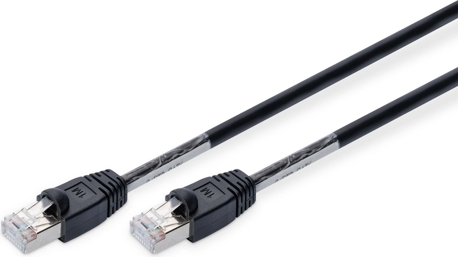 Kabllo rrjeti Digitus Cat6 S/FTP, 1m, RJ-45, e zezë
