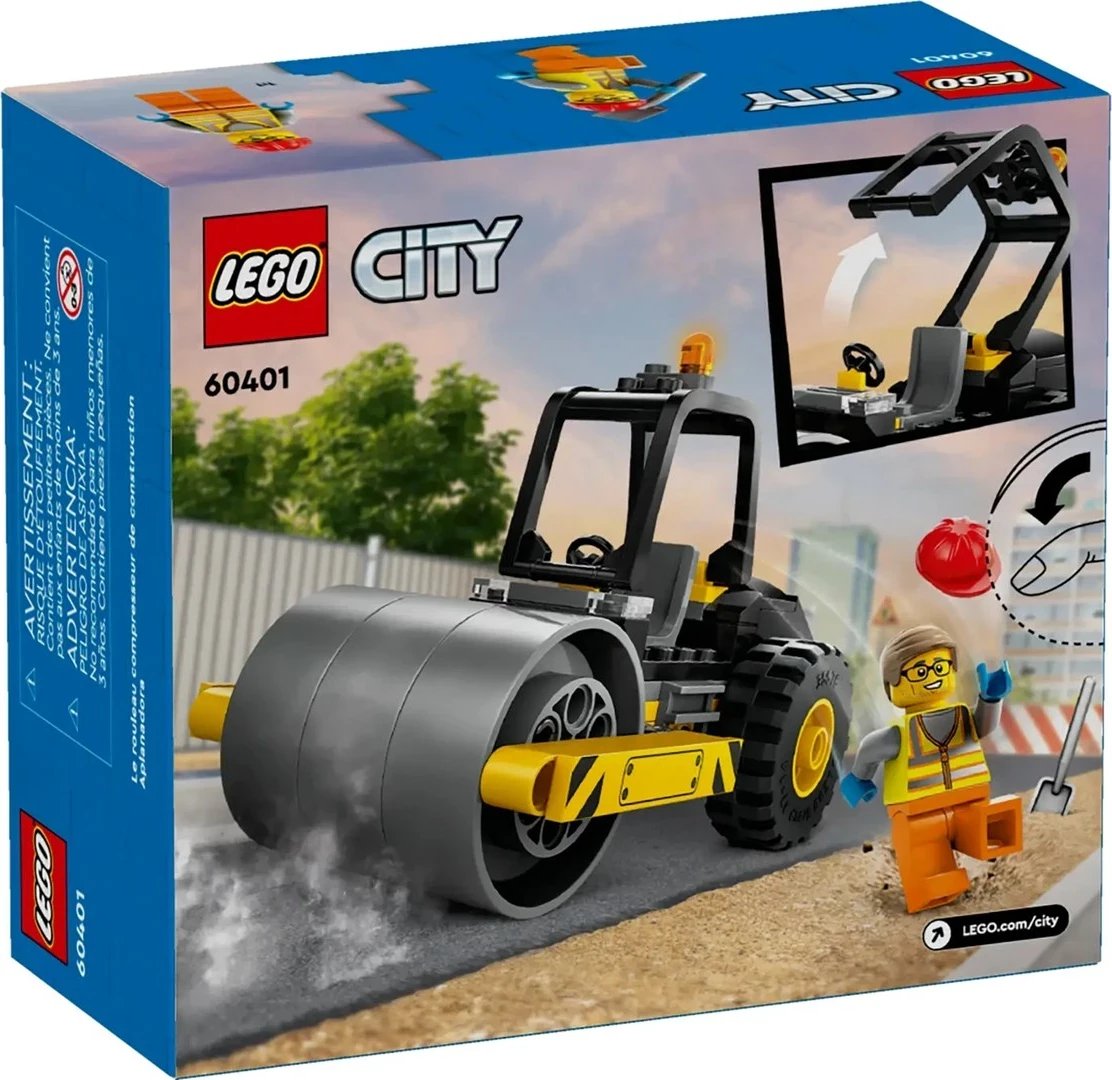 Set LEGO City 60401, Avullor ndërtimi, me minifigurë