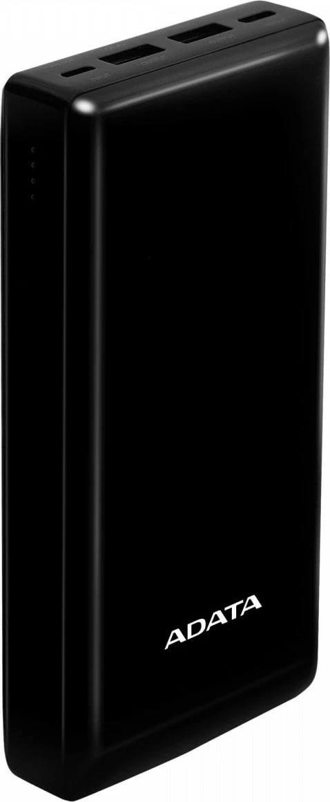 Powerbank Adata C20, 20000mAh, USB-C, e zezë