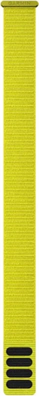 Rrip për smartwatch Garmin UltraFit Nylon Strap, 22 mm, Amp Yellow