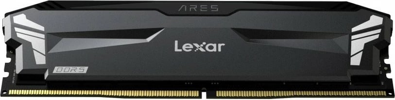 RAM Memorje desktop, Lexar ARES LD5U16G60C300A-RGD, DDR5 32GB (2x16GB) 6000MHz CL30, me radiator, e zezë