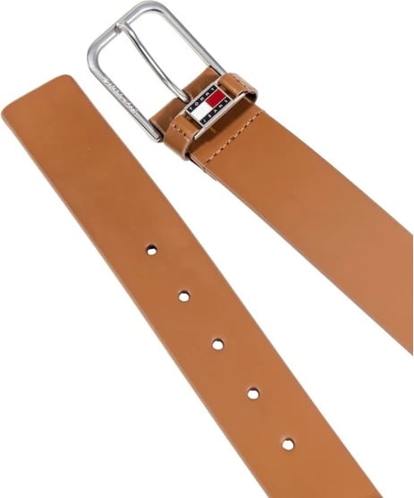 Rrip lëkure për meshkuj Tommy Hilfiger Jeans, beige