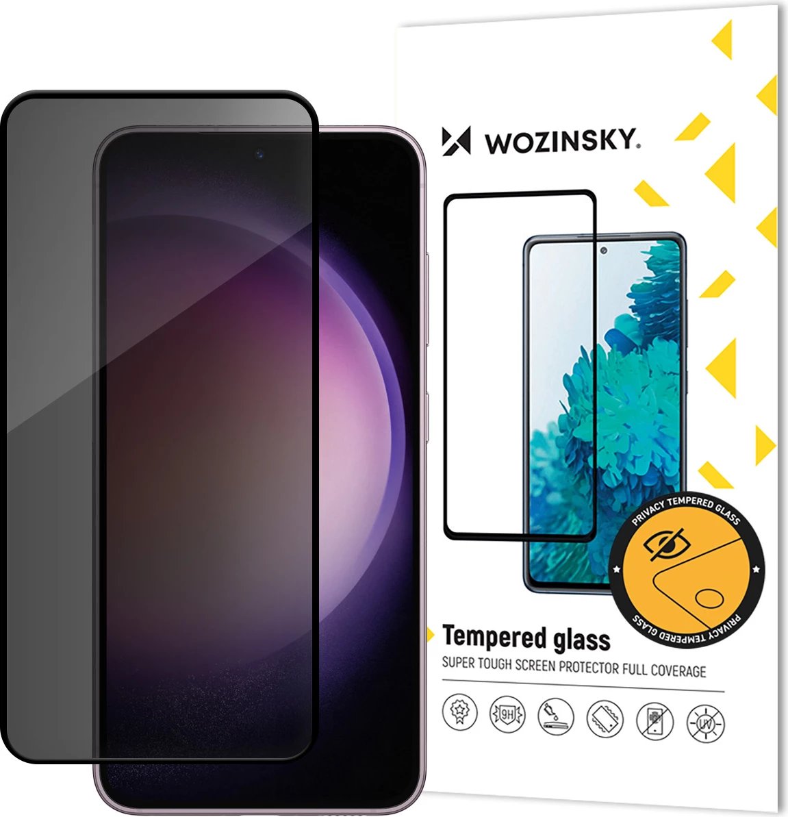 Xham mbrojtës privatësie Wozinsky për Samsung Galaxy S24, me filtër anti-spy, i temperuar