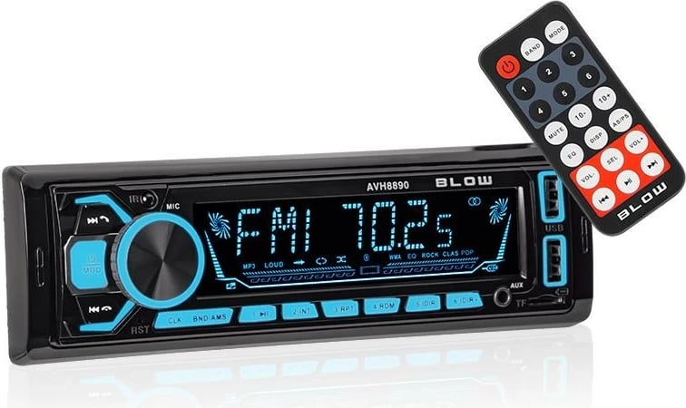 Radio makine BLOW AVH-8890, Bluetooth, USB, SD, i zi, me pilot