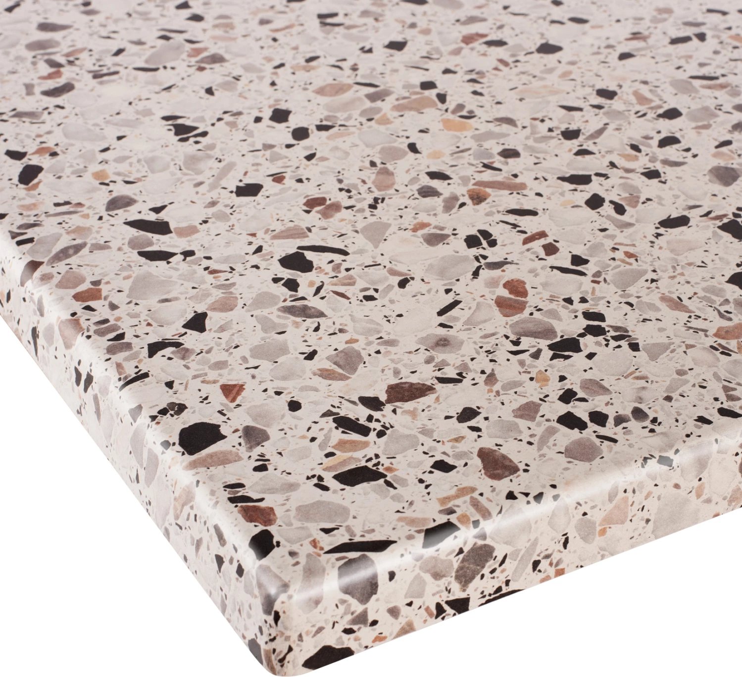 Sipërfaqe tavoline drejtkëndore FH5630.16 Werzalit 120x80cm. Terrazzo 5766
