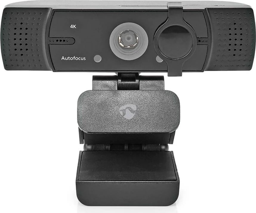 Webcam Nedis WCAM120BK, 8.3 MP, 4K, USB 2.0, E zezë