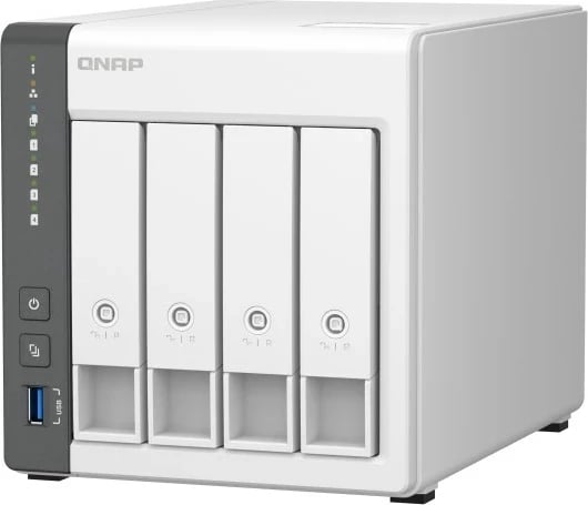 NAS QNAP TS-433, Cortex-A55, 4 GB RAM, Bardhë