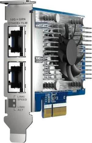Kartë rrjeti QNAP QXG-10G2T-X710, PCI Express, 1000 Mbit/s