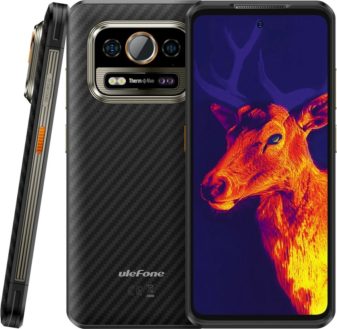Celular Ulefone Armor 25T Pro, 8/256GB, IP69K, Thermal Vision, Frost Black