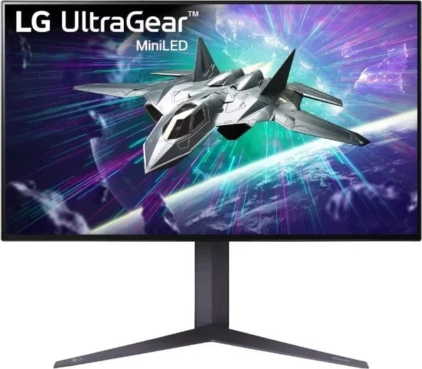 Monitor LG 27GR95UM, 27", Mini LED, Nano IPS, 4K, 1ms, 160Hz, HDR, e zezë