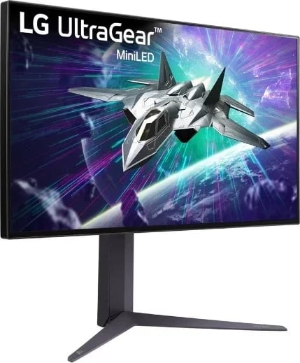 Monitor LG 27GR95UM, 27", Mini LED, Nano IPS, 4K, 1ms, 160Hz, HDR, e zezë