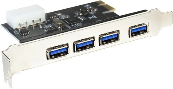 Kartelë PCIe LogiLink PC0057A, 4 porta USB 3.0, 5 Gbit/s