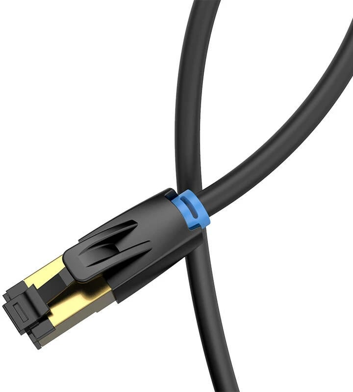 Kabllo rrjeti Vention IKABF CAT8 SFTP, 1m, 40Gbps, e zezë