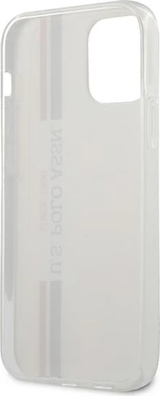 Mbështjellës U.S. Polo Assn. USHCP12MPCUSSWH për iPhone 12/12 Pro 6.1", Tricolor, Bardhë