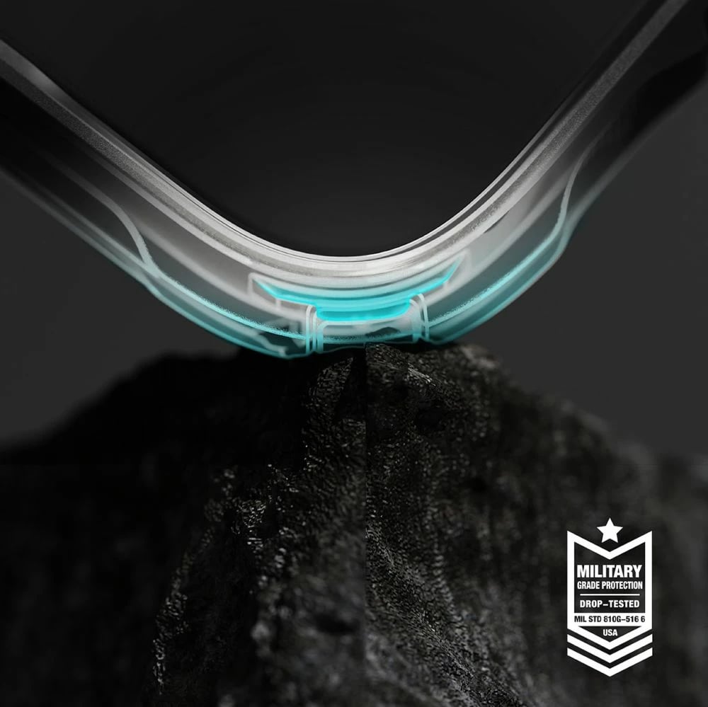 Mbështjellës Ringke Fusion X për Nothing Phone 3A, Gri i tejdukshëm