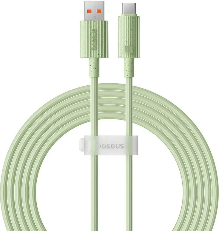Kabllo karikimi i shpejtë Baseus Habitat Series, USB në USB-C, 2m, 100W, gjelbër