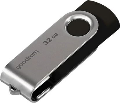 USB flash Goodram UTS2, 32 GB, type-A 2.0, e zezë / e hirtë
