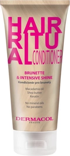 Kondicioner për flokë për femra Dermacol Hair Ritual flokë kafe & shkëlqim intensiv 200ml