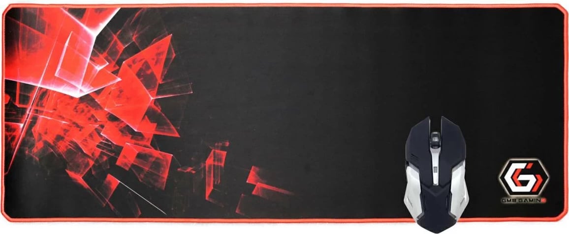 Mauspad Techmade Gaming Pro XL, 35x90cm, ngjyrë e zezë