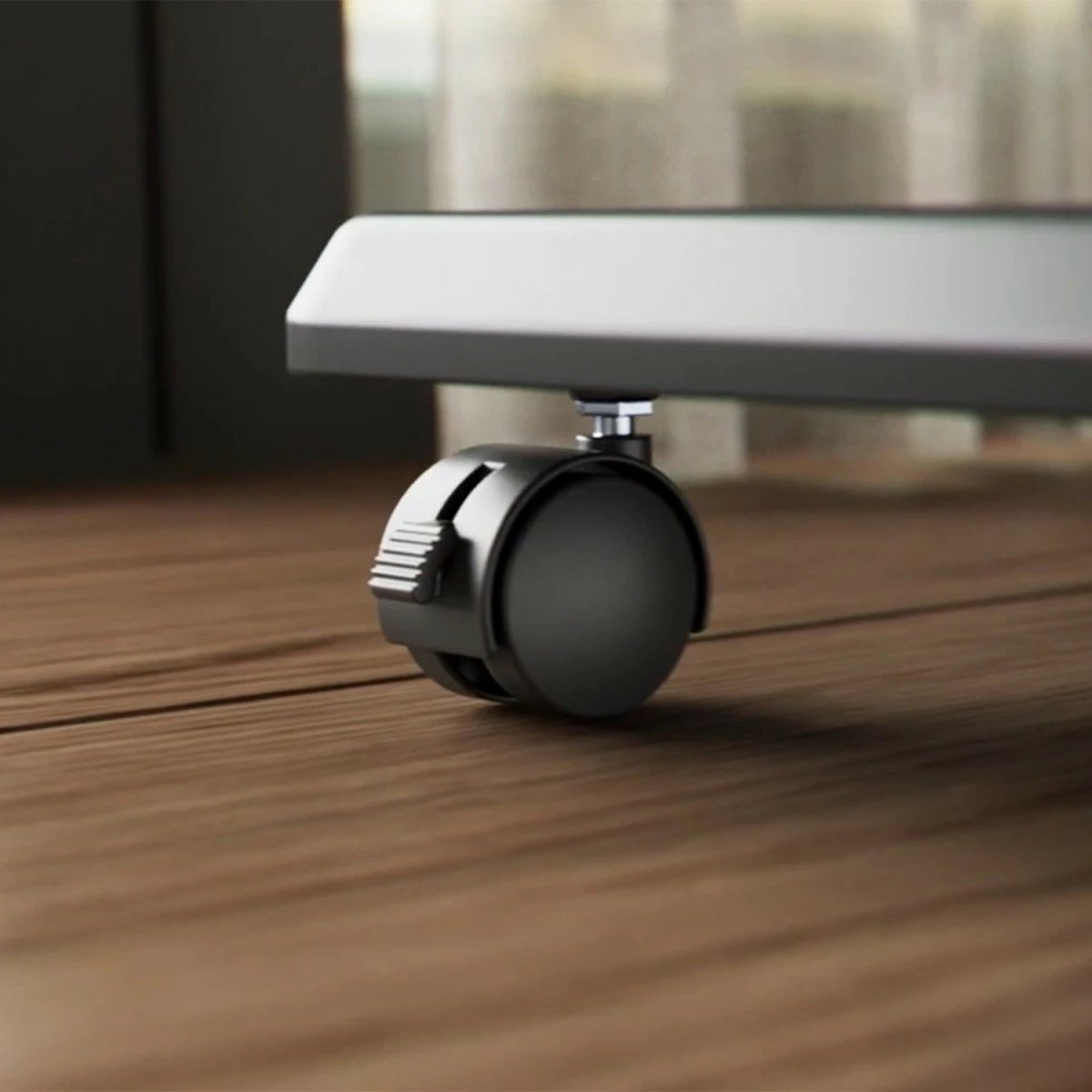 Karrocë mobile për TV Ergo Office ER-304B, për ekrane 37-75", e zezë