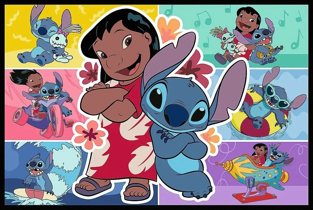 Puzzle Trefl Lilo & Stitch 2x200 elemente, për fëmijë, Karton Puzzle Trefl Lilo & Stitch 2x200 elemente, për fëmijë, Karton