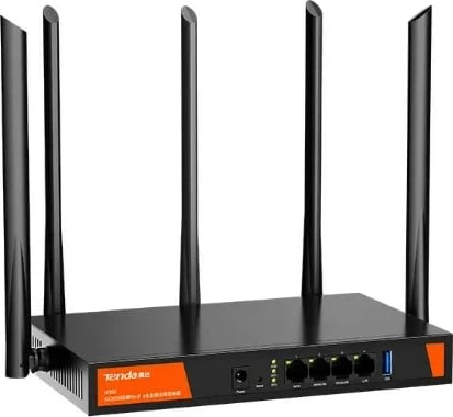 Router wireless Tenda W30E AX3000, Dual-band, 256 MB, 5 porta Gigabit, i zi