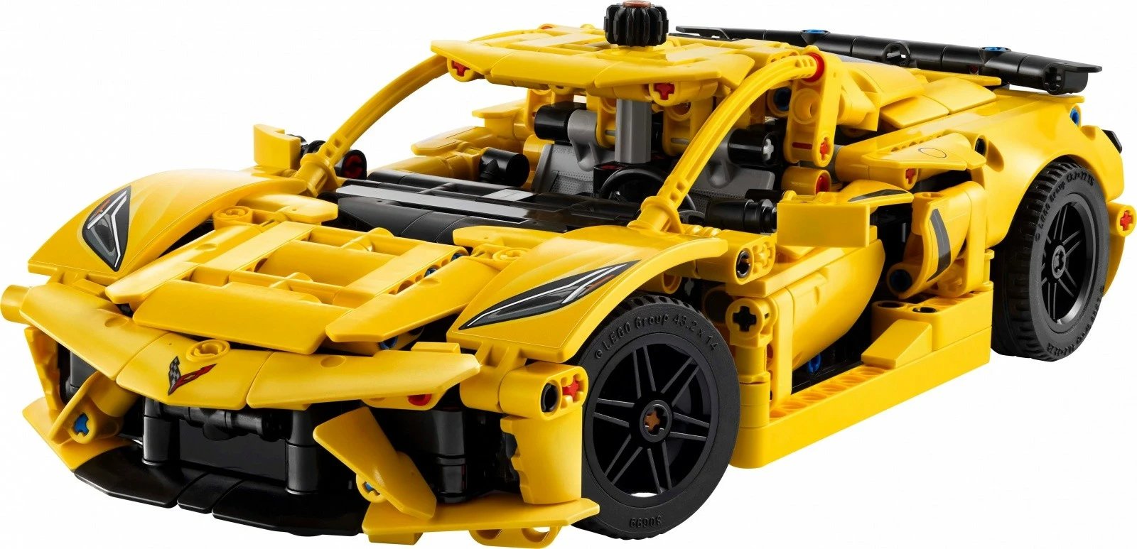 Set ndërtimi LEGO Technic Chevrolet Corvette Stingray 42205, 732 pjesë, e verdhë