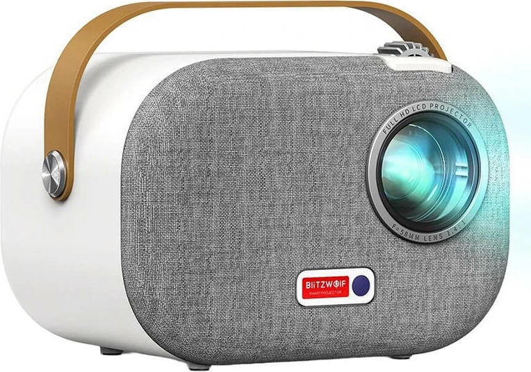 Mini projektor BlitzWolf BW-V2, 1080P Full HD, Android, i bardhë