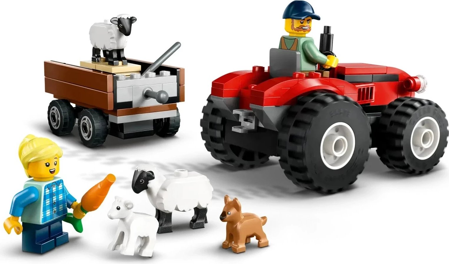 Set LEGO City 60461, Traktor me Rimorkio, 116 pjesë