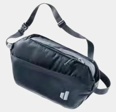 Çantë shpatulle Deuter Passway 4+1, poliestër, unisex, 5L, e zezë