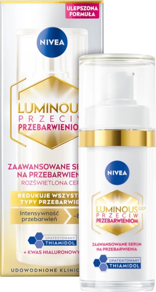 Serumi për fytyrë Nivea Luminous630 Advanced Brightening për femra 30ml