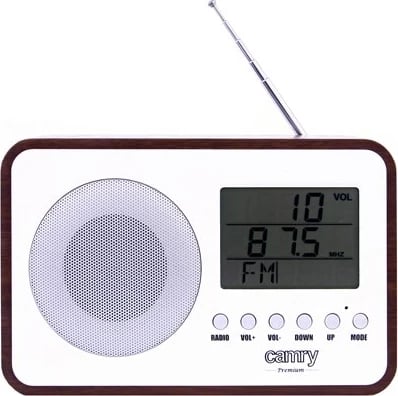 Radio Camry CR1153 portative dixhitale e zezë, e bardhë