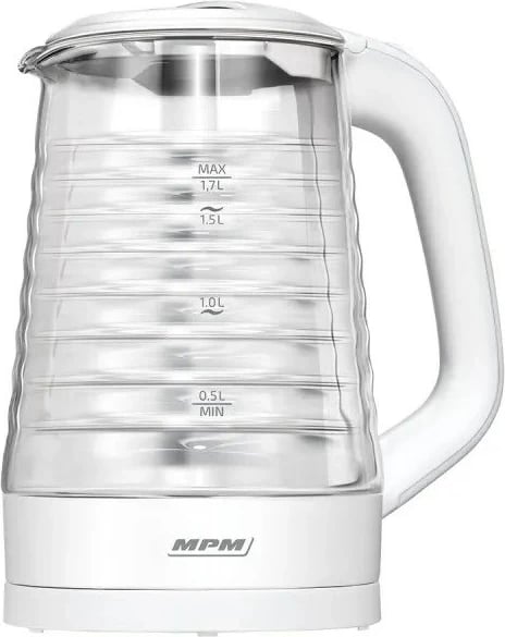 Ibrik elektrik MPM MCZ-124, 1.7 L, 2200 W, Bardhë