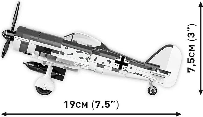 Set ndërtimi Cobi Focke-Wulf Fw 190 F-8, 170 pjesë, 1:48, plastikë