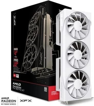 Kartelë grafike XFX Swift RX 9070, 16 GB, e bardhë