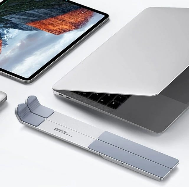 Mbajtëse laptopi UGREEN LP451, e rregullueshme, argjendtë