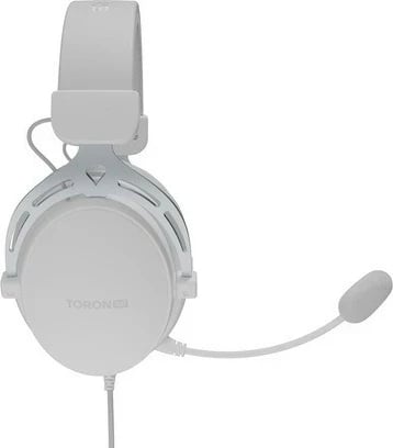 Kufje Genesis Toron 531, me mikrofon të ndashëm, për lojtarë, të bardha