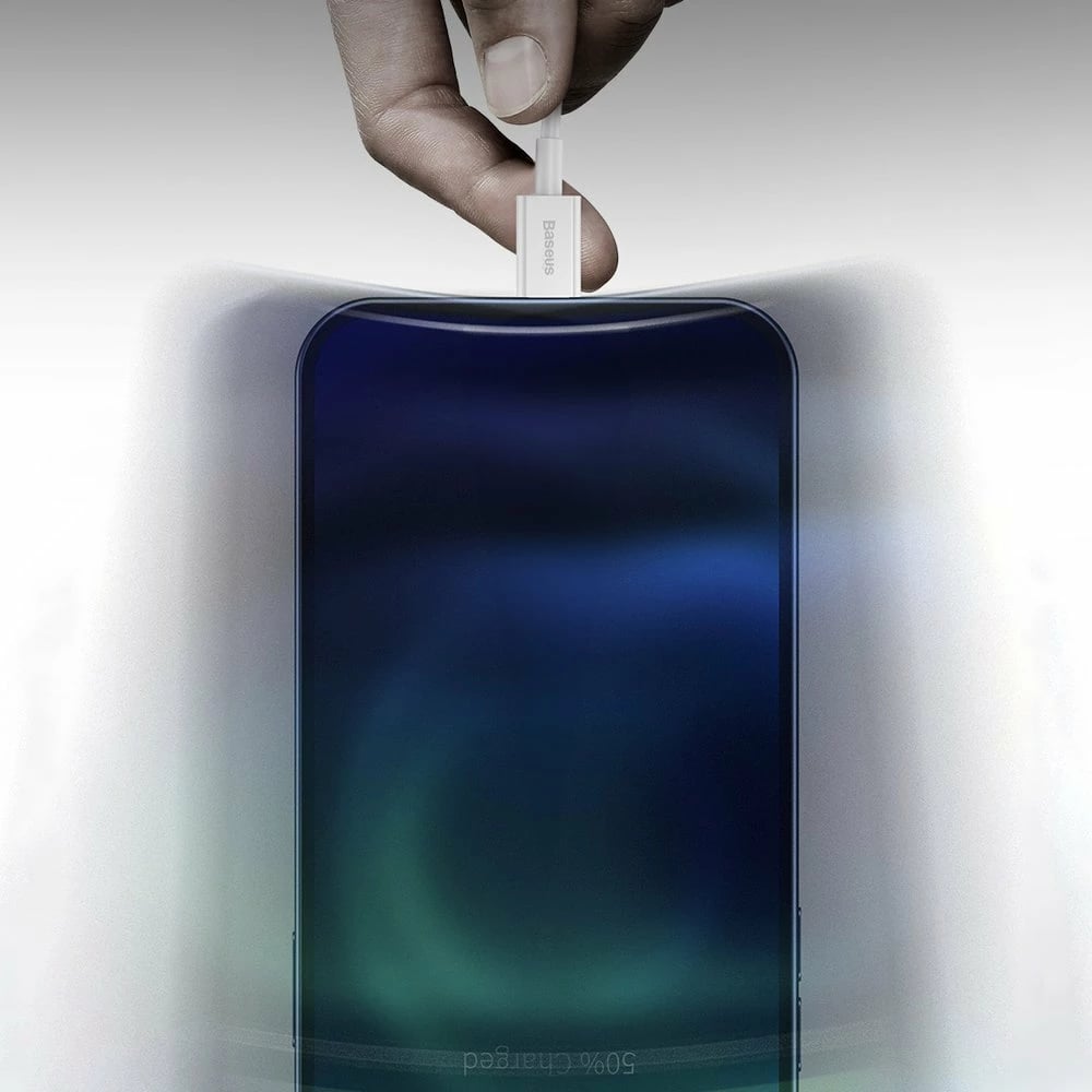 Kabllo Baseus Superior USB-Lightning CALYS-A01, 1m, 2.4A, e zezë