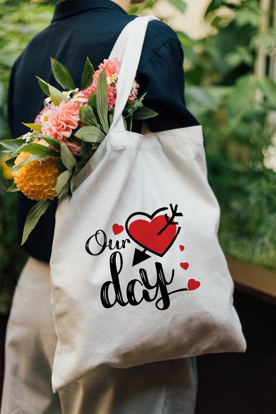 Çantë tote Zoozie Bags, model 22, shumëngjyrëshe