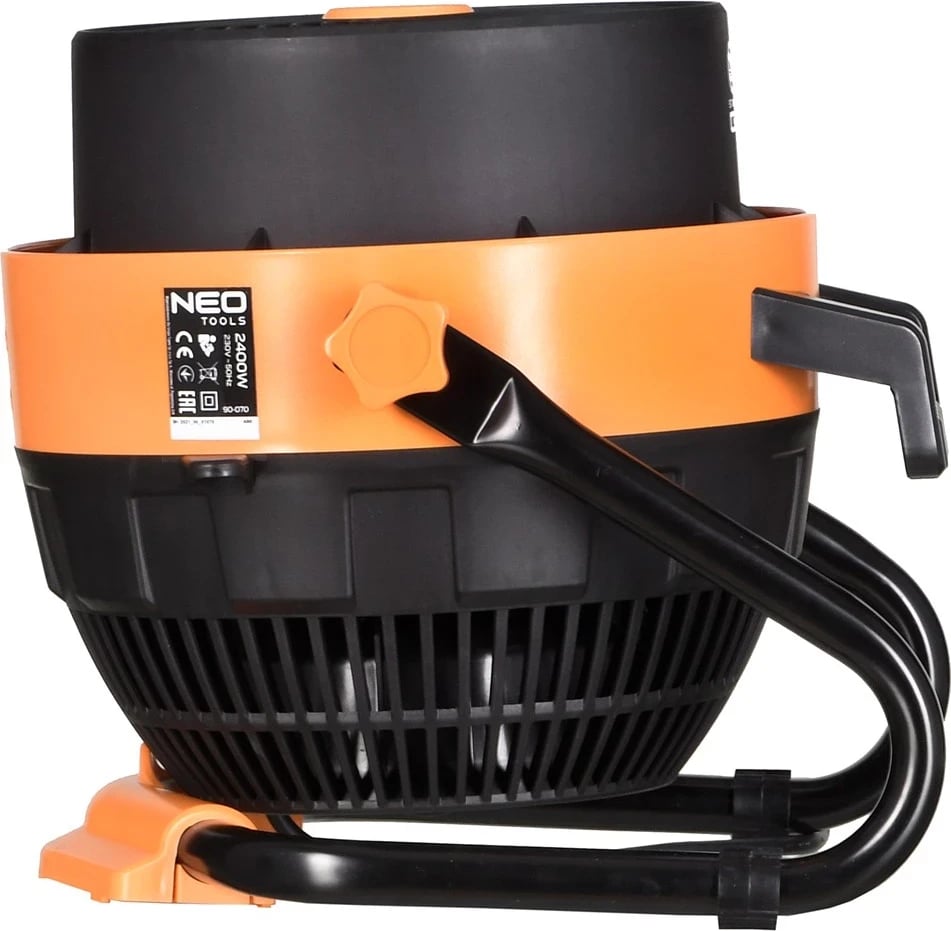 Ngrohës elektrik dhe ventilator NEO TOOLS 90-070, 2400 W, Zi dhe Portokalli