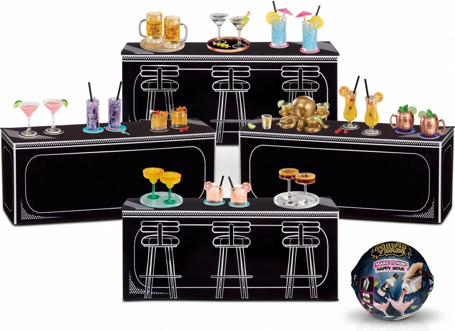 Figurinë MGA Miniverse Mini Happy Hour, plastikë, 1 copë