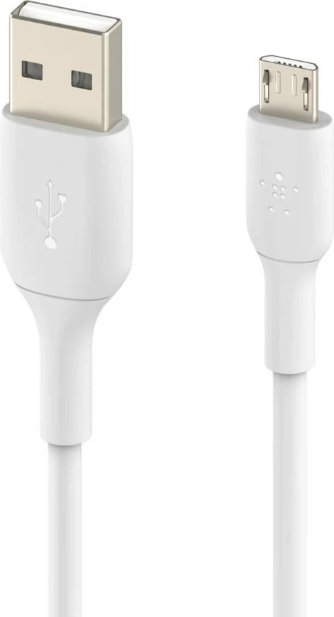 Kabllo Belkin BOOST↑CHARGE, 1 m, USB A në Micro-USB B, Bardhë