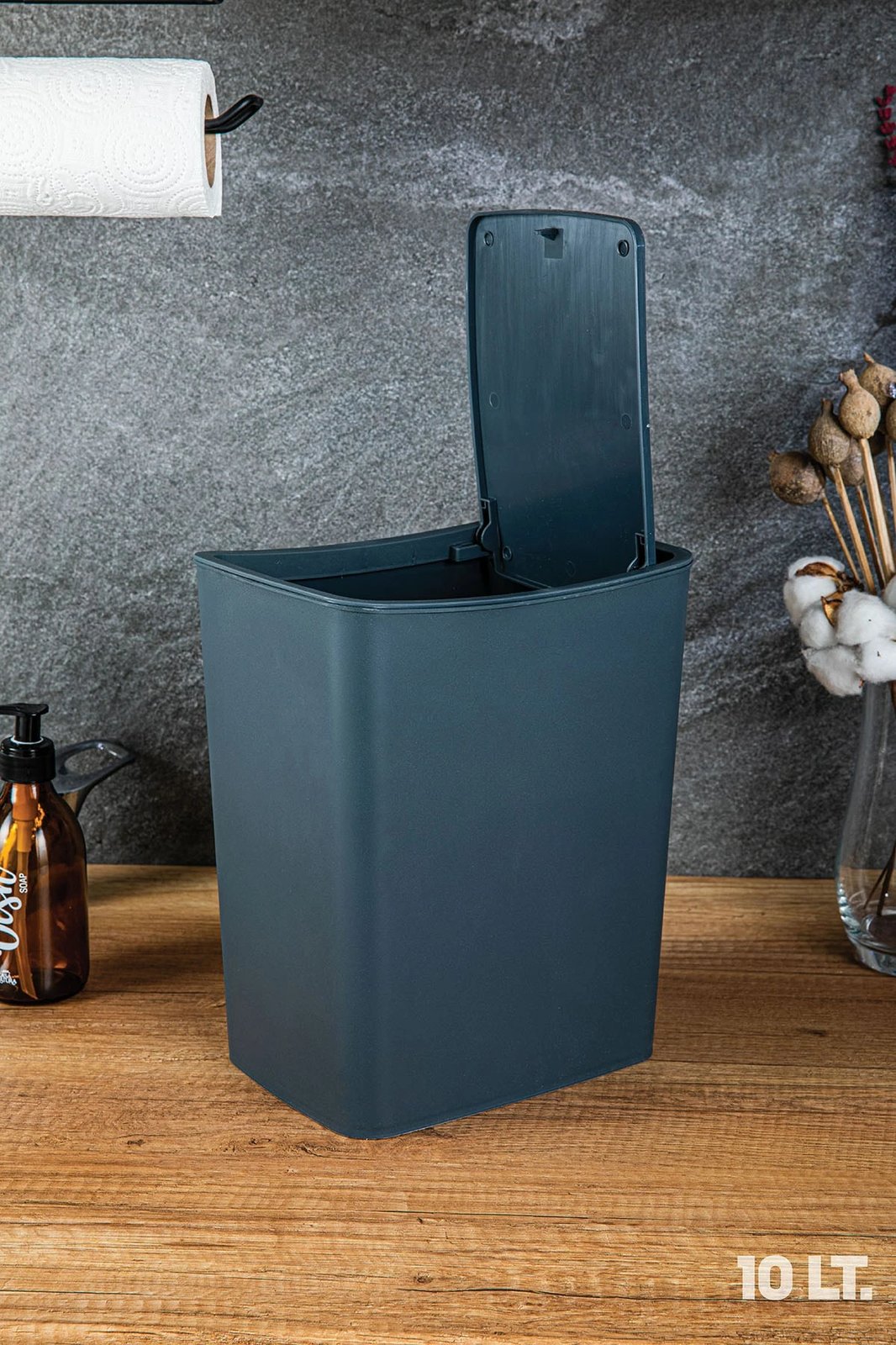 Kosh plastik Hermia Concept, anthracite, TRN-184-04, 30x22x35cm