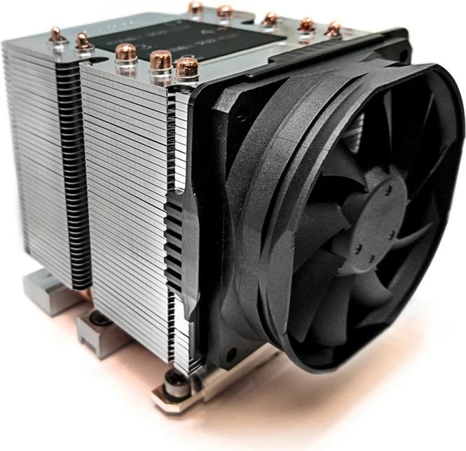 Ftohës ajri Inter-Tech Dynatron B14, 8 cm, për Xeon, LGA3647, alumini/zezë