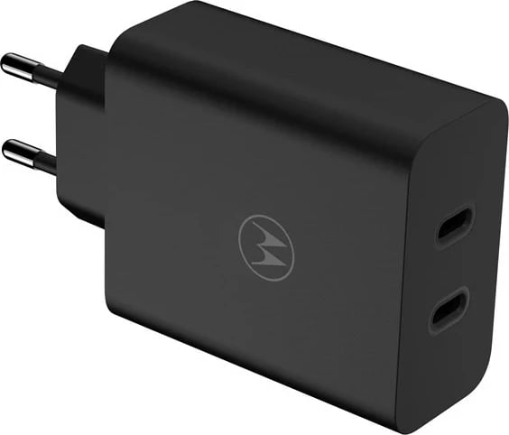 Karikues Motorola TurboPower 125W Duo, universal, 2x USB Type-C, i zi