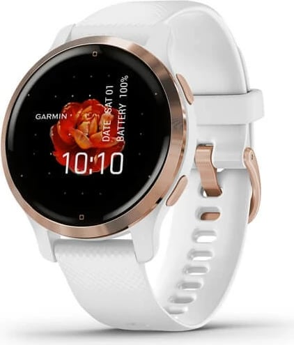 Smartwatch Garmin Venu 2S, AMOLED, GPS, Wi-Fi, e bardhë