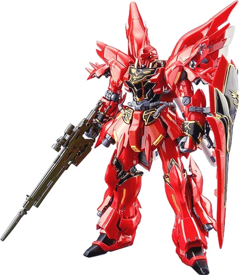 Model Sinanju Bandai RG 1/144, e kuqe